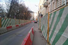 Незаконное ограждение демонтировали в районе