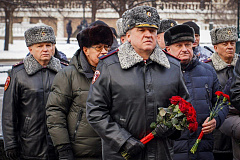 Руководство столичного главка Росгвардии приняло участие в памятном мероприятии, посвященном Дню полного освобождения Ленинграда от фашистской блокады 